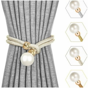 Wyj Hogar - Pack De 02 Sujetadores - Abrazaderas Magneticas Para Cortinas Md07