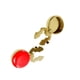 thumbnail image 4 of 2x Gemelos de Metal para Hombre, Decoraciones para Trajes, Camisas de , Decoración , 17,5 Mm de Diámetro, Cubiertas de Botones Clásicas P , Rojo, 4 of 5