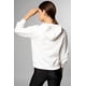 thumbnail image 3 of Poleron Crop Mujer Blanco Con Capucha Talla L, 3 of 3