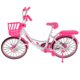 thumbnail image 1 of 1:10 Escala Aleación Diecast Bicicleta Modelo Artesanía Bicicleta Juguete Rosa, 1 of 5