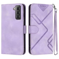 Funda Foxdock Para Samsung Galaxy S22 Plus – Tipo Libro Con Soporte, Billetera, Correa Y Diseño Elegante