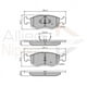 thumbnail image 3 of Pastillas Freno para auto RAM 700 2020-2023 Delantero, Trasero, 3 of 4