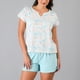 thumbnail image 1 of Set Top + Short Flores Mujer 33847-247, 1 of 3