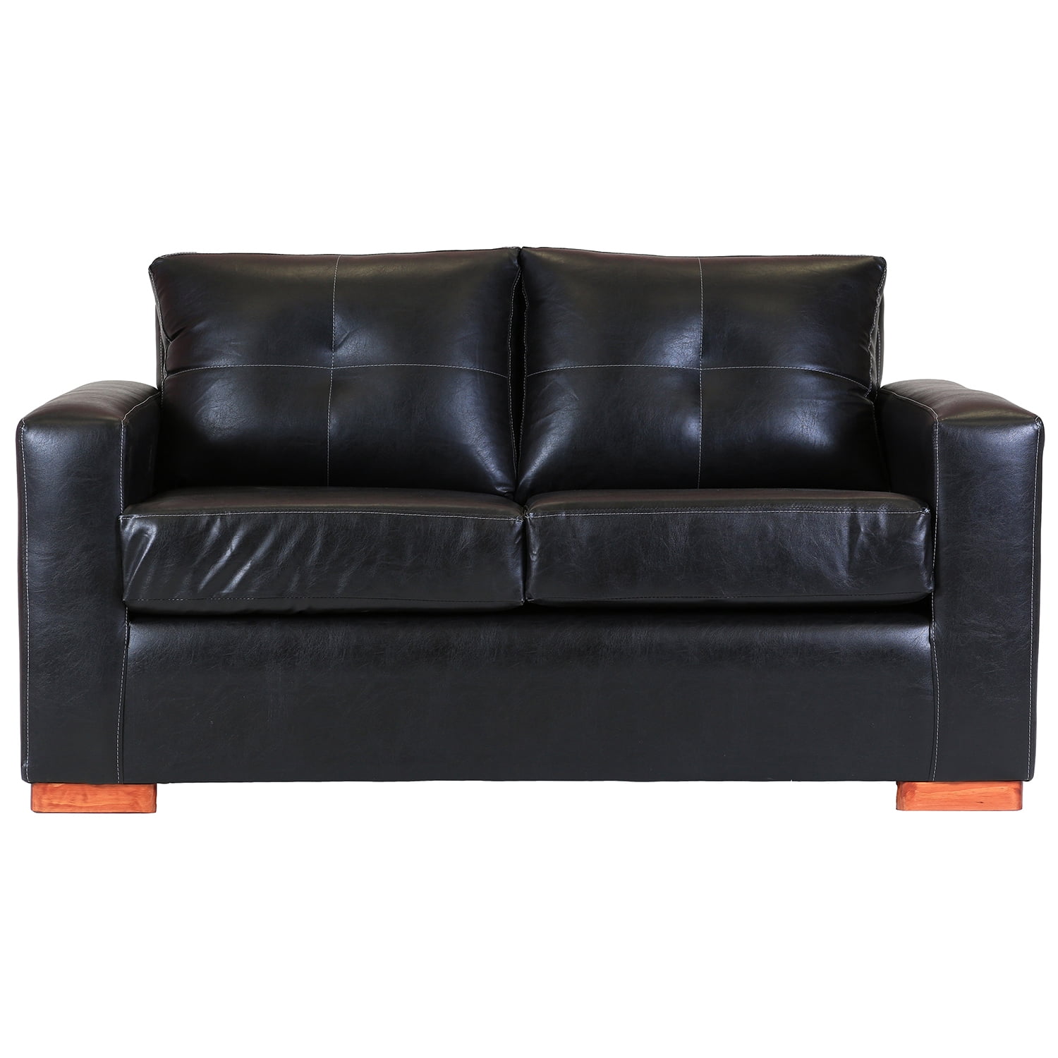 Muebles América - Sofá Franco 2 Cuerpos Negro