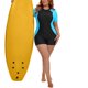 thumbnail image 5 of Agnes Orinda Traje de Baño de Una Pieza para Mujer de Talla Grande con Cremallera Frontal, 5 of 7