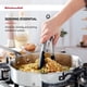 thumbnail image 3 of Pinzas KitchenAid de acero inoxidable con punta de silicona, 23 cm, color negro, 3 of 3
