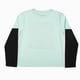 thumbnail image 2 of Polera Manga Larga Niña Doble Manga Verde Minecraft, 2 of 3
