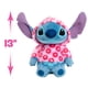 thumbnail image 3 of Peluche Disney Stitch, tamaño grande, 33 cm, con capucha y corazón de San Valentín, 3 of 6