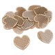 thumbnail image 3 of 20 piezas natural multi-hole colgante de madera tablero de punto 50mm corazón, 3 of 5