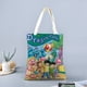thumbnail image 2 of Dragon Tales Bolso de tela con estampado de lienzo para mujer, bolsa de compras reutilizable y estética, con cremallera interior, regalo para mujer,40*45cm., 2 of 6