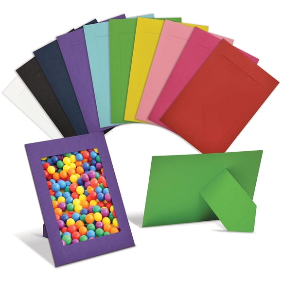 Marcos de papel para fotos Better Office Products de 4 x 6 pulgadas, paquete de 50