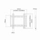 thumbnail image 4 of Soporte de Pared para TV LED LCD 14 a 42 Pulgadas Fijo Negro, 4 of 6