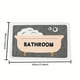 thumbnail image 2 of 1pc Soft and Non-Slip Bath Mat - Absorbent and Skin-Friendly Polyester Floor Rug for Bathroom and Home Decor, 2 of 4