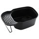 thumbnail image 5 of Sobre Fregadero Colador Colador Cuenca Multifunción Herramienta De Cocina Filtro Negro, 5 of 5