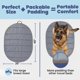 thumbnail image 2 of Cama para perro rubyloo 122 cm plegable y portátil gris, 2 of 7
