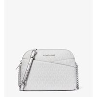 Cartera Michael Kors Dome Metallic Blanco Talla Única