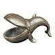 thumbnail image 2 of Estatua De Ballena Linda Figura De Animal De Resina Para Dormitorio, Sala De Estar, Mesa De Comedor, Bronce, 2 of 3