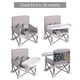 thumbnail image 3 of Baby Seat Booster, Toddler Foldable Camping Chair, Compact Portable Feeding Chair For Boys Girls With Safety Belt/Food Tray/Travel Bag, 3 of 4