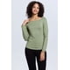 thumbnail image 1 of Polera Mujer Escote Recto Verde, 1 of 4