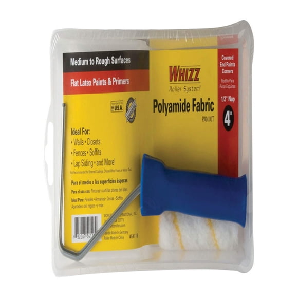 Kit de rodillos de pintura WORK TOOLS INTERNATIONAL de 4 pulgadas, premium, multiusos