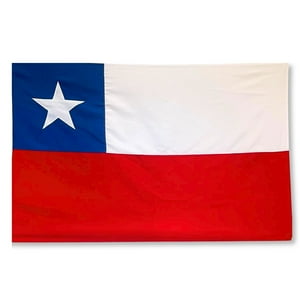 Genérico - Bandera Chile Tela 120X180 Cm Fiestas Patrias