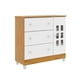 thumbnail image 1 of Comoda Maria 4 Cajones Con Puerta Blanca Miel, 1 of 5