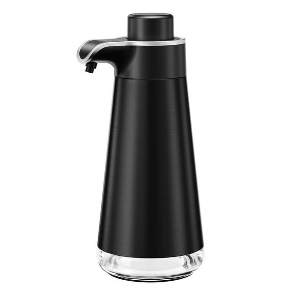 Dispensador de Jabón BYUNER 450 ml Acabado Metal Negro