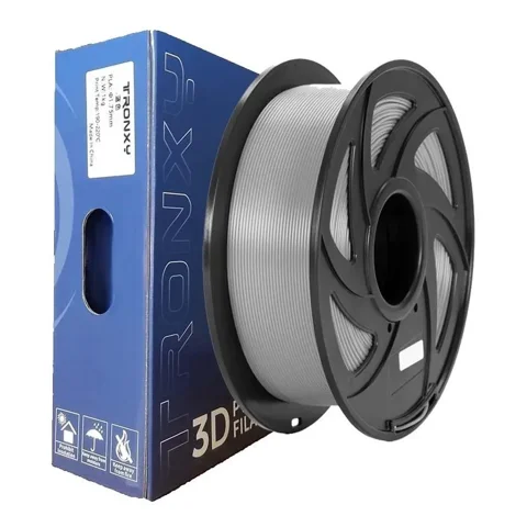 Tronxy - Filamento 3D Pla De 1.75Mm Y 1Kg Plata