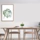 thumbnail image 2 of ART ZONE - Póster con impresión artística en lienzo de hojas de plantas tropicales, cuadros de pared de plantas verdes nórdicas, pintura grande para habitación infantil, sin marco, 2 of 5