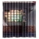 thumbnail image 1 of Cortina de ducha de anime Raining Day con ganchos, tamaño 66 x 72 pulgadas, 1 of 3