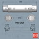 thumbnail image 2 of Acoplador Hosa GXX-145 XLR hembra a XLR hembra, 2 of 2