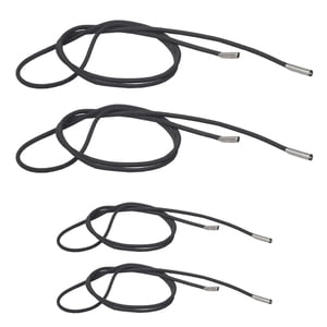 Magideal - 4X Cable, Cable De Reparación De Sillones Reclinables, Cordón De Repuesto De Cordón De Encaje, Cordón De Cordones Para Sillones Reclinables Para , Negro