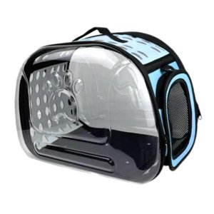 Ioensy - Jaula Transportadora Para Perros Y Gatos, Jaula Para Perros Pequeños, Para Cachorros, Gatos Y Perros Pequeños, Para Exteriores, Color Azul
