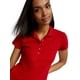 thumbnail image 3 of Polo Tommy Hilfiger de algodón elástico ajustado para mujer, 3 of 3