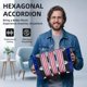 thumbnail image 2 of Concertina Kekangerly de 20 Teclas Azul para Principiantes, 2 of 7