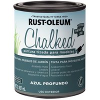 Rust Oleum - Pintura Chalked Tizada Exterior Base Agua 877Ml Azul Profundo