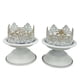 thumbnail image 1 of 2 Uds Portavelas Cónico Candelabro Soporte De Vela Cónico Para Regalo De Sala De Estar Blanco 11,3 Cm X 20 Cm, 1 of 3