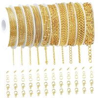 Magideal - Link, Manualidades Con Broches De Langosta, Cadenas De Collar, Suministros De Joyería De Bricolaje De Joyas De Joyas De Joyas, Suministros De Joyería