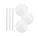 thumbnail image 2 of Juego De Soporte Para Tartas Multicapa Con 2 Soportes De Juntas De Diámetro Blanco 6,30 Pulgadas, 2 of 5