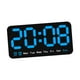 thumbnail image 4 of Reloj Digital De Escritorio, Reloj Despertador LED Con Atenuador Grande Para Dormitorio, Adultos, Adolescentes, Azul, 4 of 5