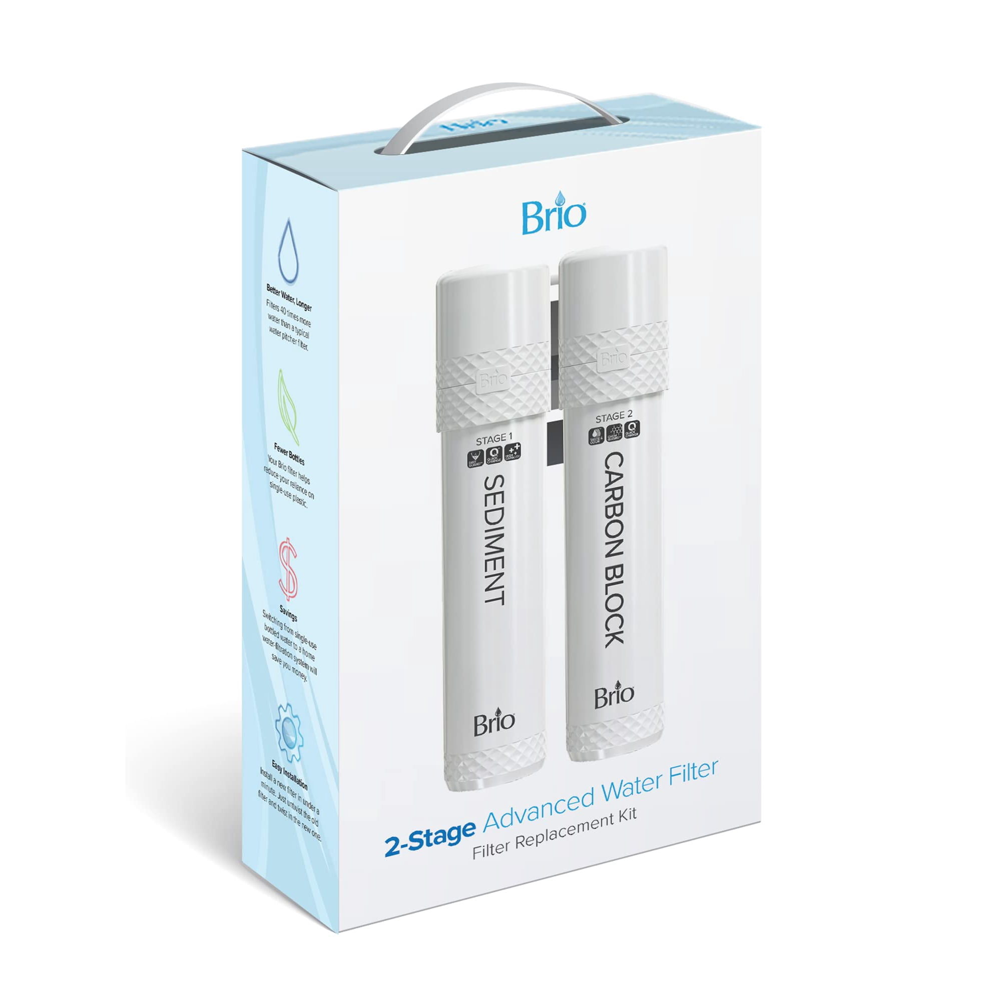 Kit De Reemplazo De Filtro De Enfriador De Agua Brio 2 Stage 1500l