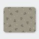 thumbnail image 1 of Mousepad 20x24 Cm - Diseño Corazones Gris Soft, 1 of 3