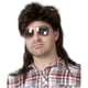 thumbnail image 1 of Peluca Kaneles Mullet para hombre, 70 y 80, color negro, elegante accesorio para fiestas, 1 of 7