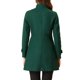 thumbnail image 3 of INSPIRE CHIC Abrigo de Mujer Doble Botonadura Largo Midi Cuello Alto Manga Larga Talla S Verde, 3 of 7