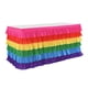 thumbnail image 3 of Falda De Mesa De Tul Arcoíris Fiocias 1.83m, 3 of 5