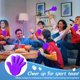 thumbnail image 3 of Clappers ZCYSRLQIN, lila y morado, 19 cm, 24 unidades, obsequios de fiesta, 3 of 7