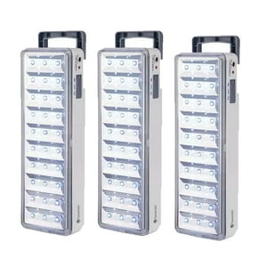 Powerlab - Pack 3 Lámparas De Emergencia Led Con Batería Recargable