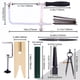 thumbnail image 2 of Kit de herramientas para tallado de anillos en cera para joyería PHYHOO con moldes de tubo de cera, 2 of 8
