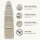 thumbnail image 3 of Funda para tabla de planchar UniSimp 38x137 cm Gris ceniza, 3 of 6