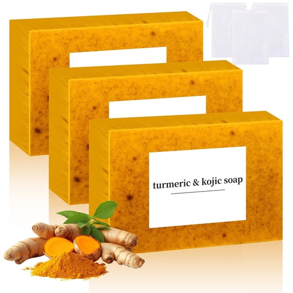 Jabón de Cúrcuma para Manchas Piel Natural